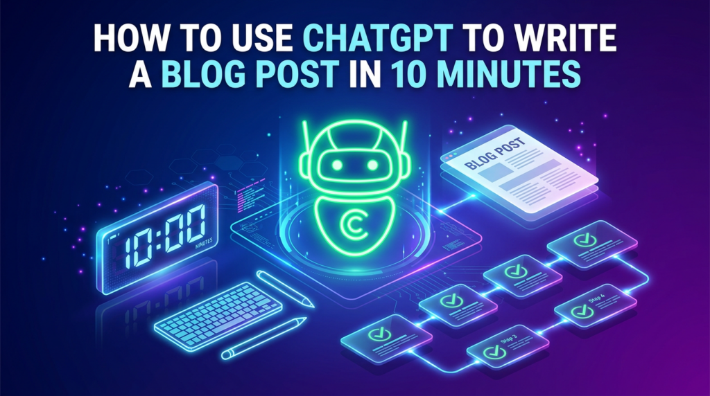 How to Use ChatGPT to Write a Blog Post in 10 Minutes