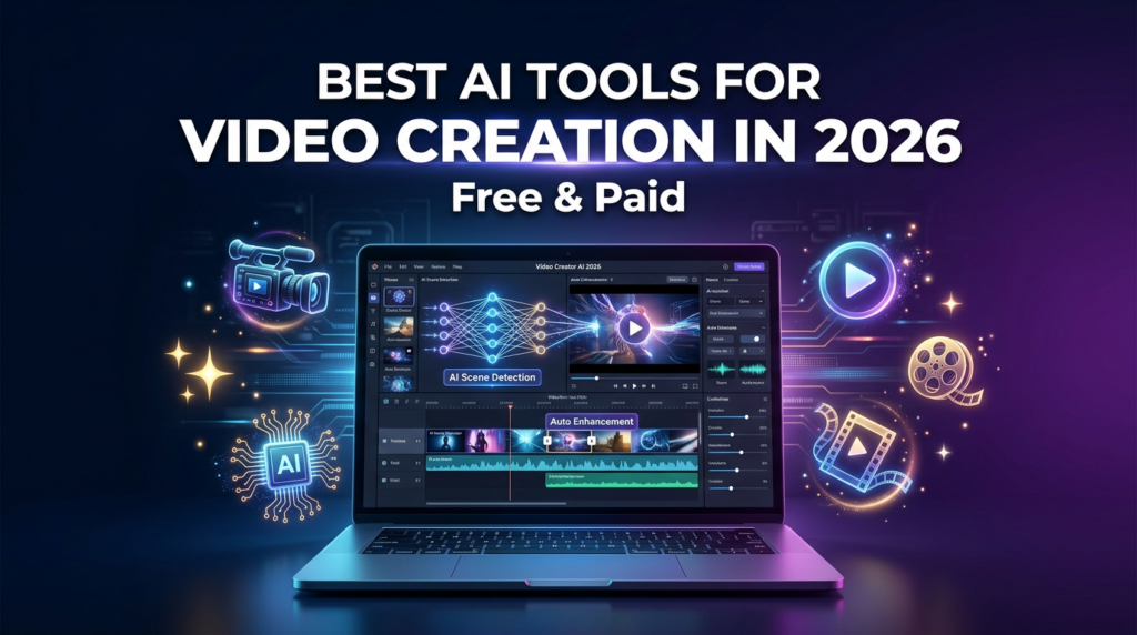 Best AI Tools for Video Creation in 2026 Free and Paid
