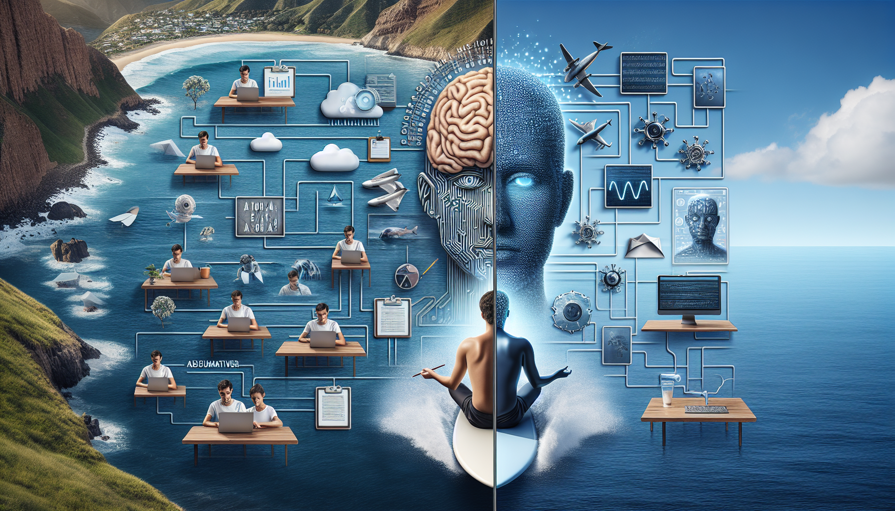 content strategy versus AI writing comparison