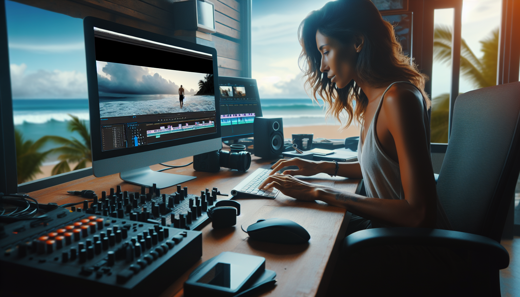 freelance video editor client project