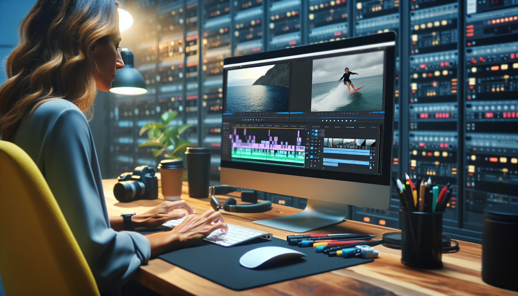 video editor color matching shots
