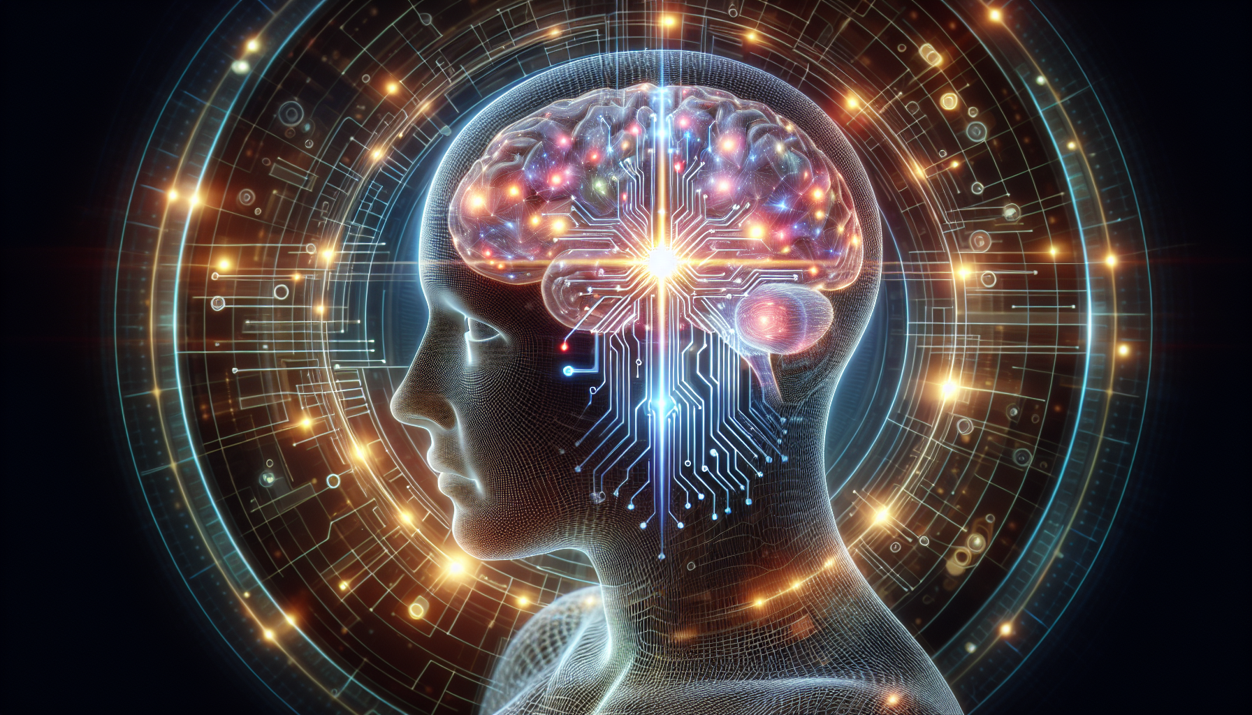 analytical mind meets AI interface