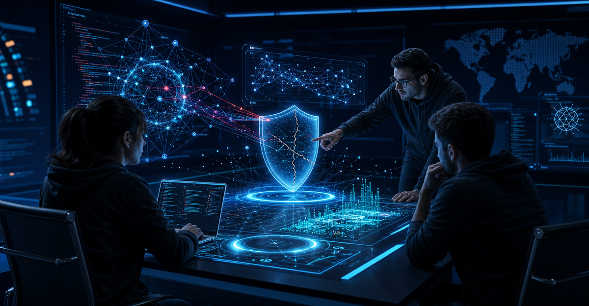 Security team reviewing code vulnerabilities