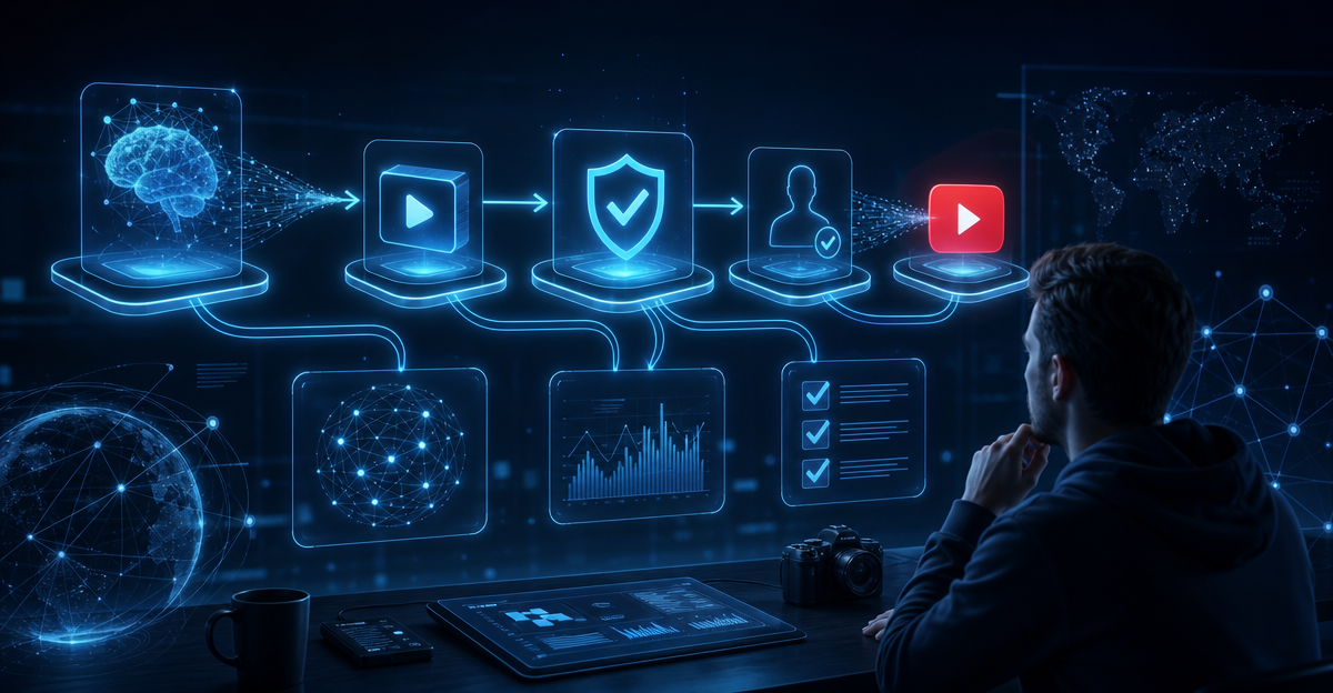 youtube creator ai disclosure strategy workflow