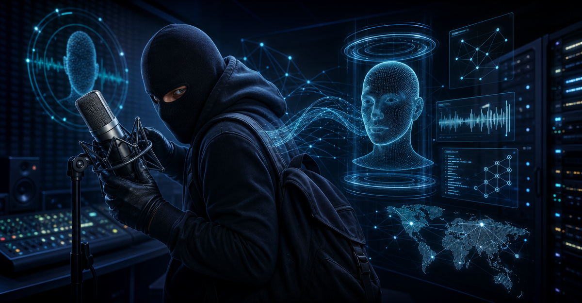 voice cloning studio microphone theft