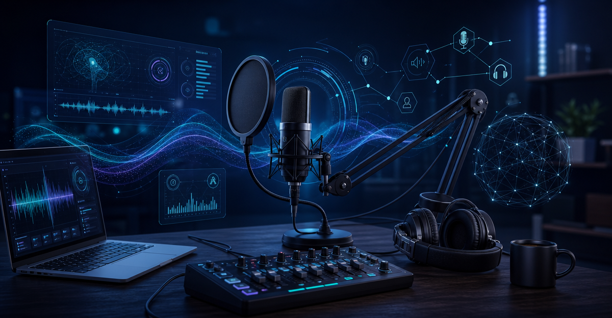podcast creator authentic recording setup choice