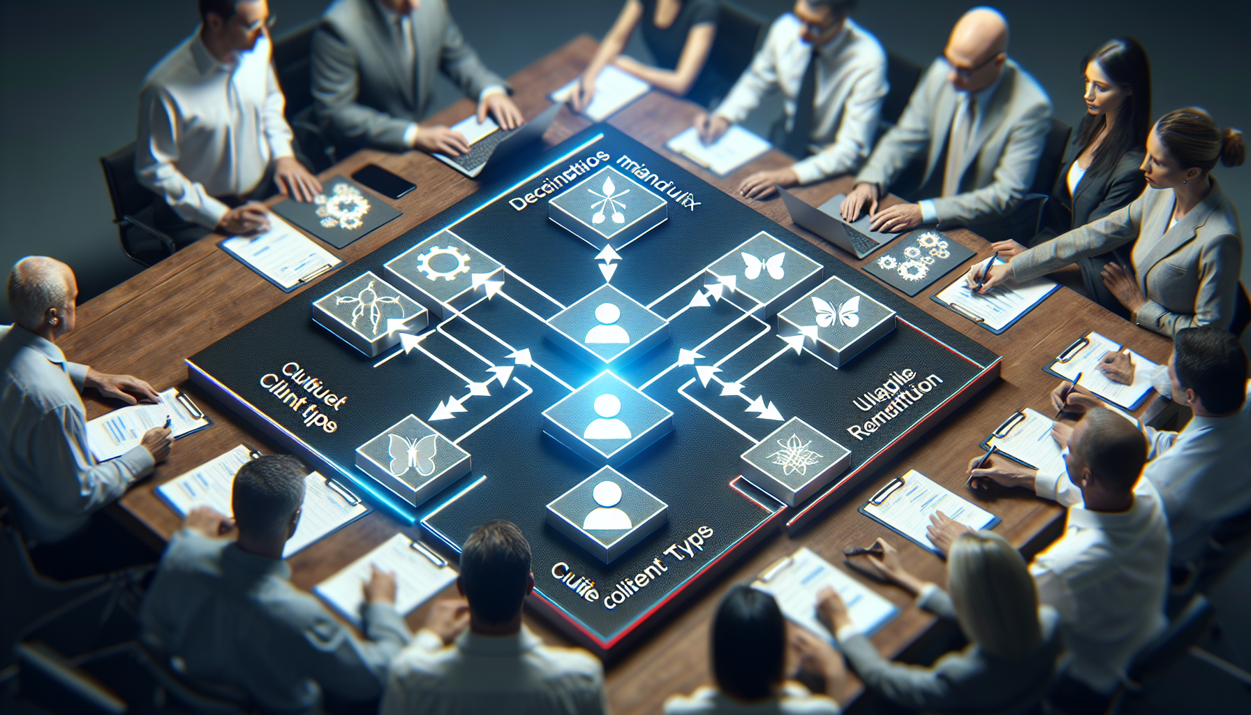 decision matrix client types workflow