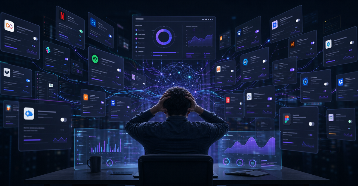 overwhelming software subscription dashboard screens