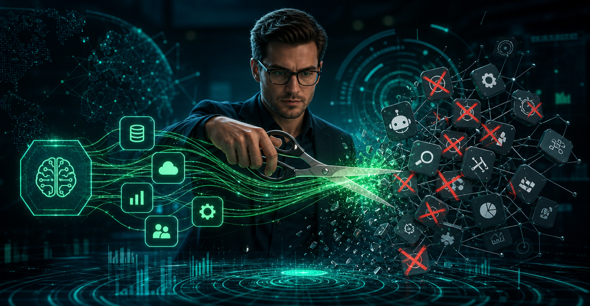 content manager cutting unnecessary ai tools