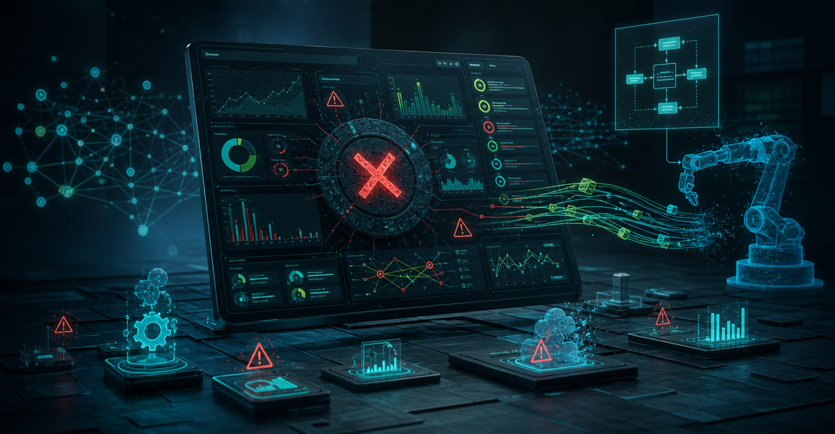 failed automation project dashboard