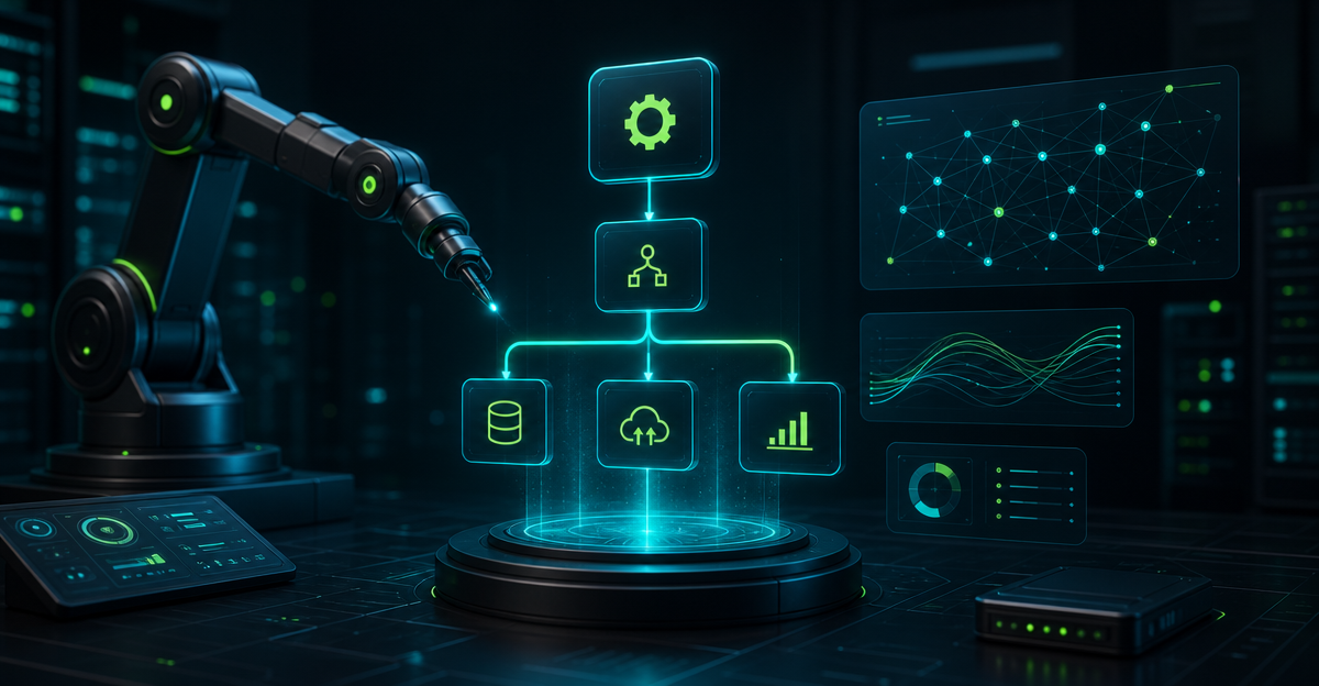 simple automation setup screen