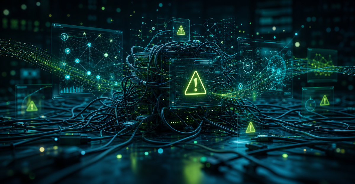 tangled cables and error messages