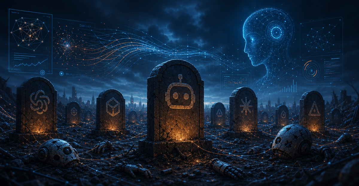 overhyped ai tool graveyard screen