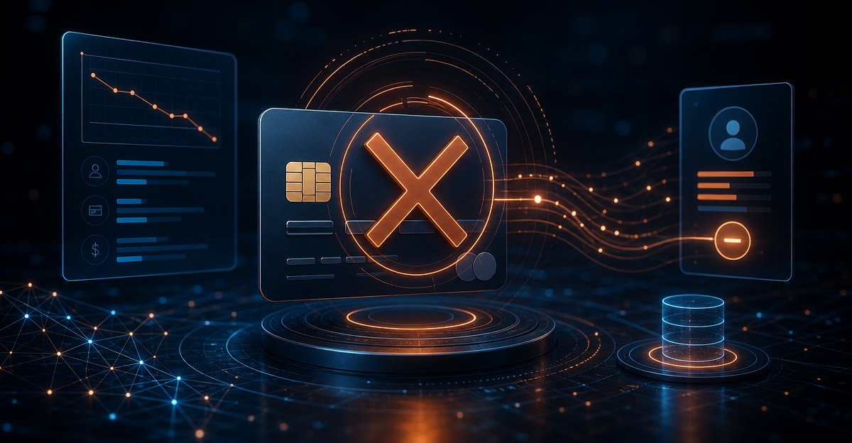 cancelled subscription credit card screen