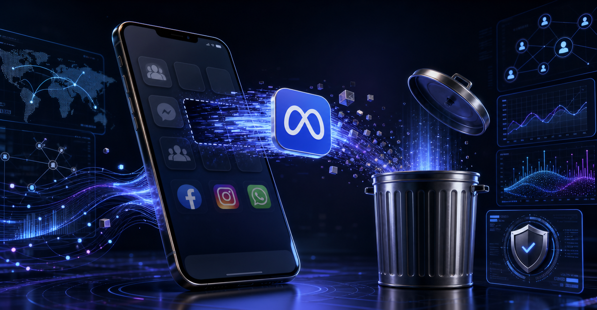Meta app interface sudden removal