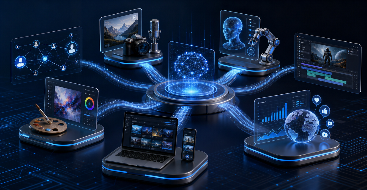 platform ecosystem digital creator workflow