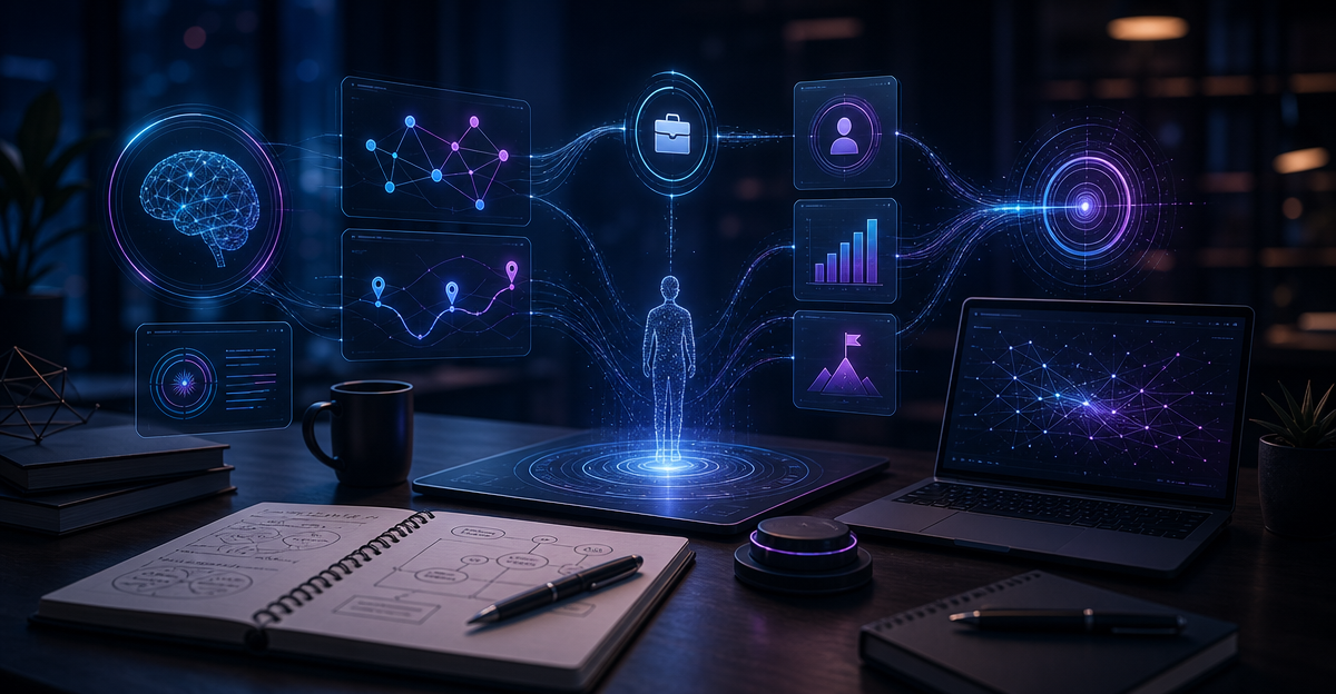 career pivot strategy planning desk