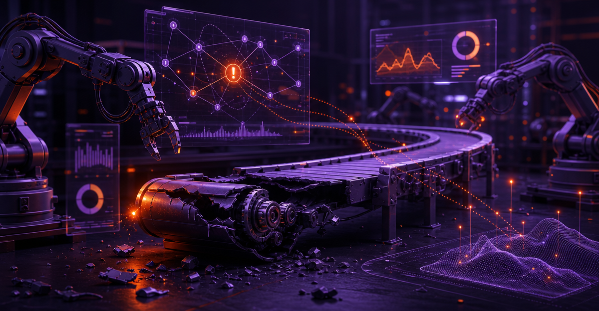 broken conveyor belt automation failure